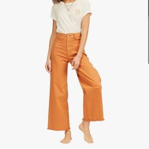 Billabong Women's Flare Jeans in Orange
